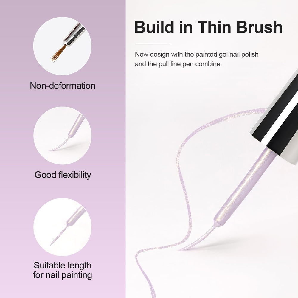 RARJSM gel perlado ofrece brillo y profundidad para manicura profesional.