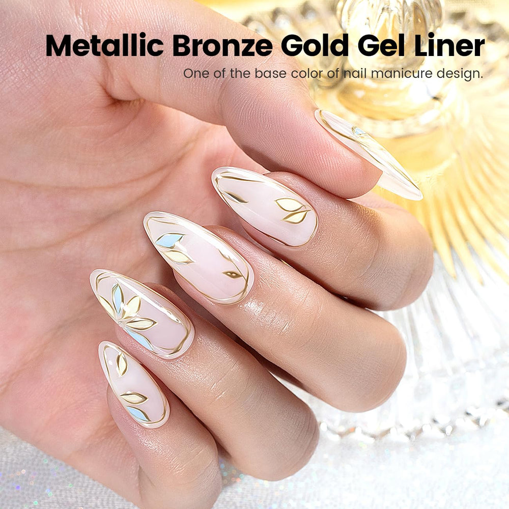 RARJSM mirror-finish chrome gel liner for high-shine detail