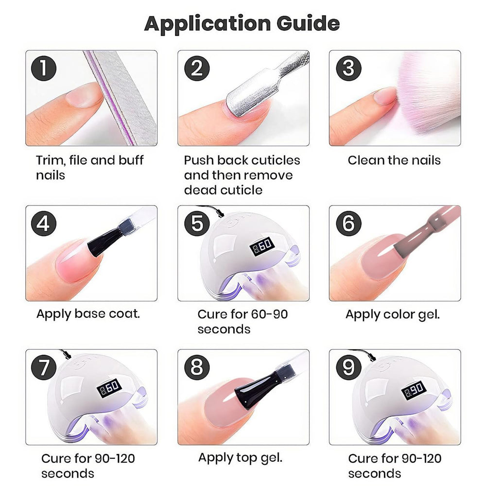 RARJSM Nude Gel Polish 15ml bottle ideal for multiple at-home manicures