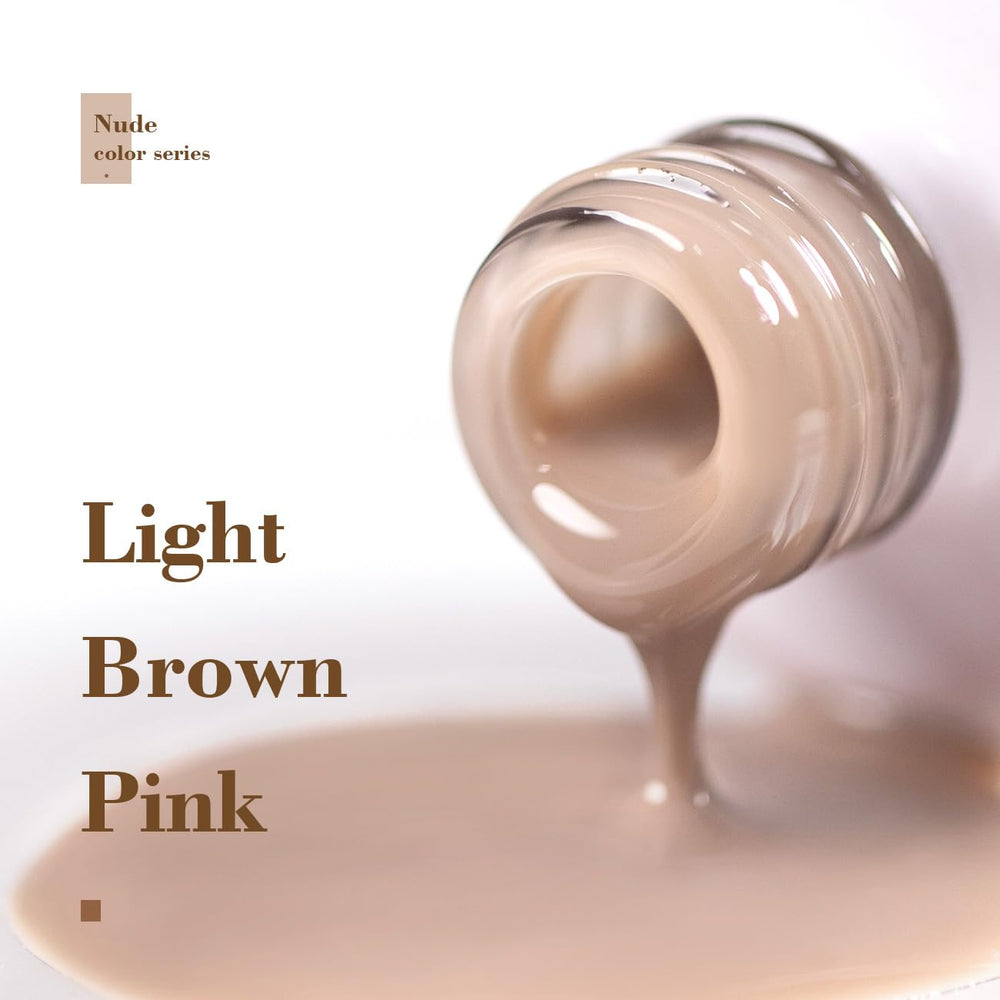RARJSM Nude Gel application under lamp for at-home salon-quality results