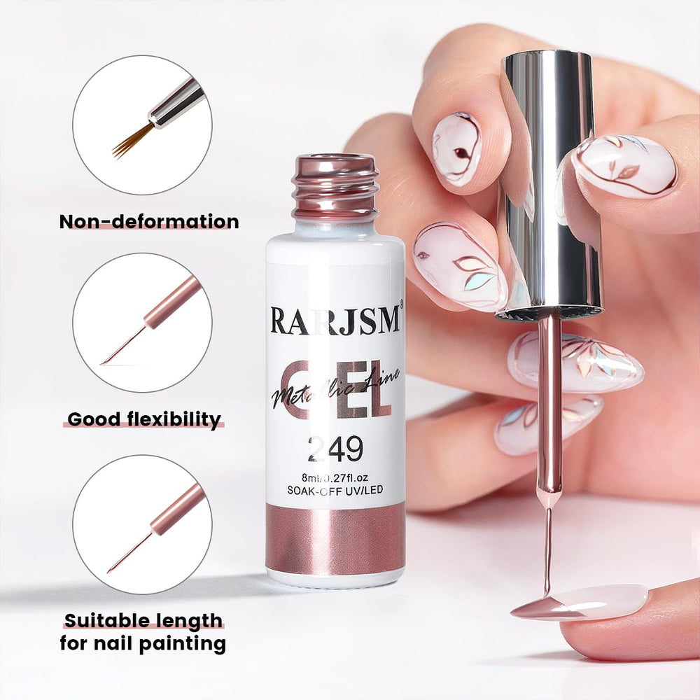 RARJSM minimalist rose gold design detail for versatile patterns