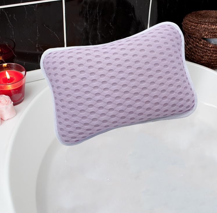 Rasenoo bath pillow with hanging hook for easy drying