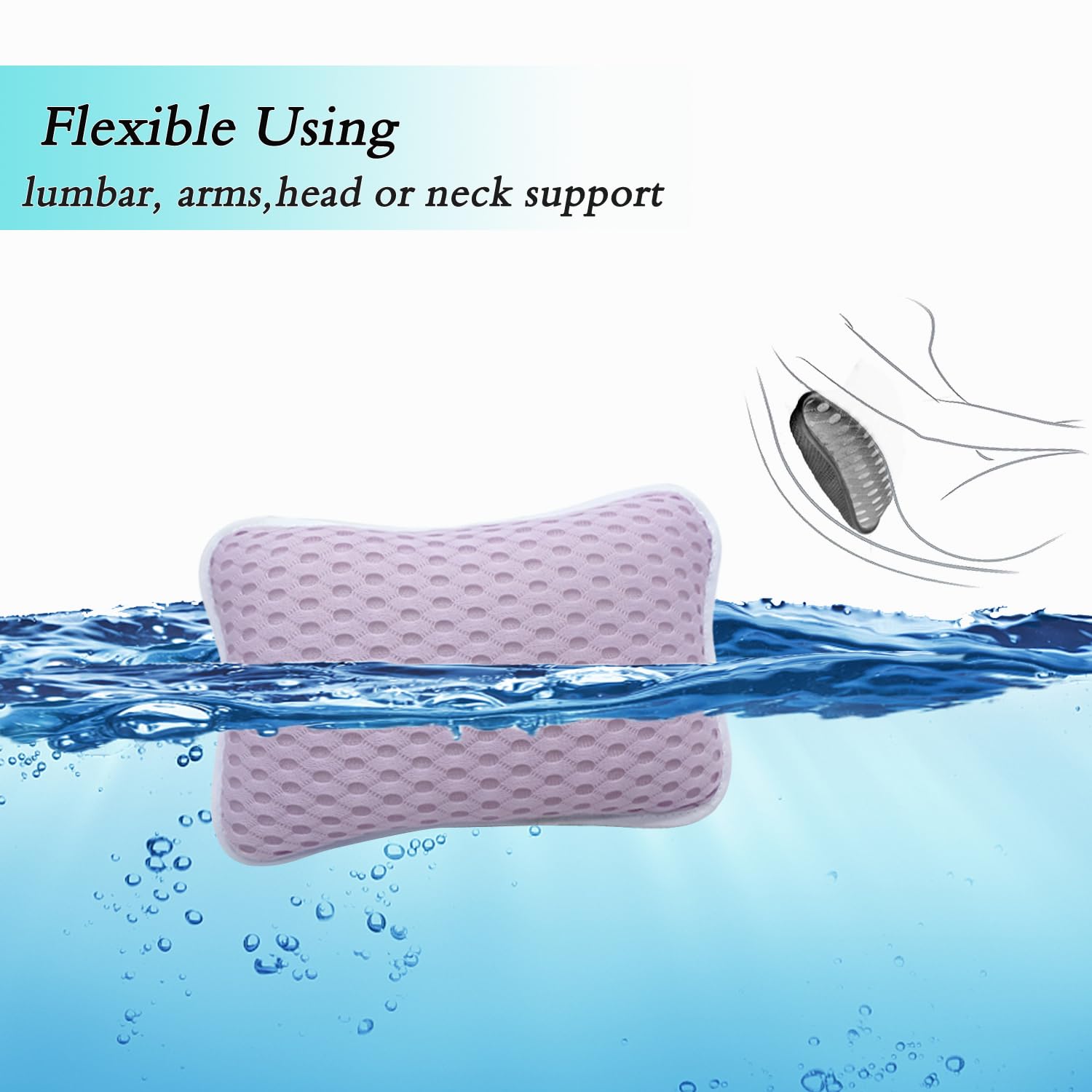 Rasenoo neck-support design for comfortable tub lounging
