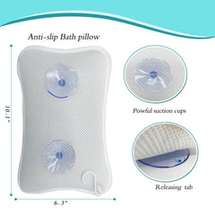 Rasenoo skin-friendly bath pillow with smooth surface