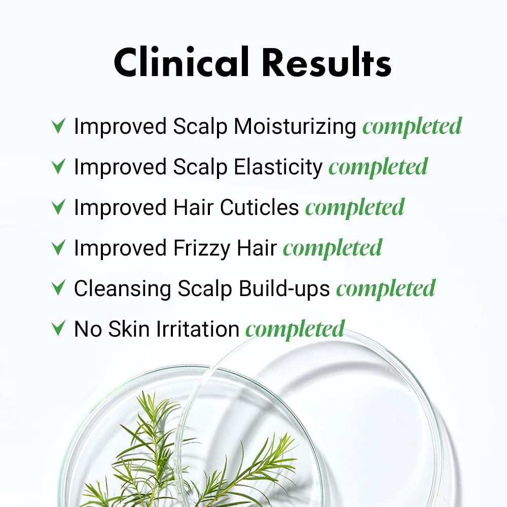 RATED GREEN balanced scalp moisture illustration suggests comfortable, non-greasy feel.