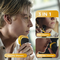 Rategist floating head adapts to curves for comfortable clean shave