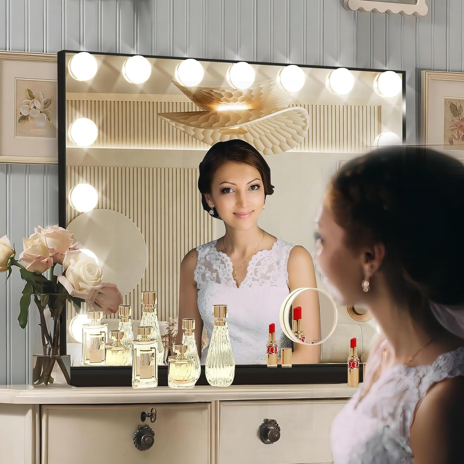 Ratsamee vanity mirror memory function saves preferred lighting settings