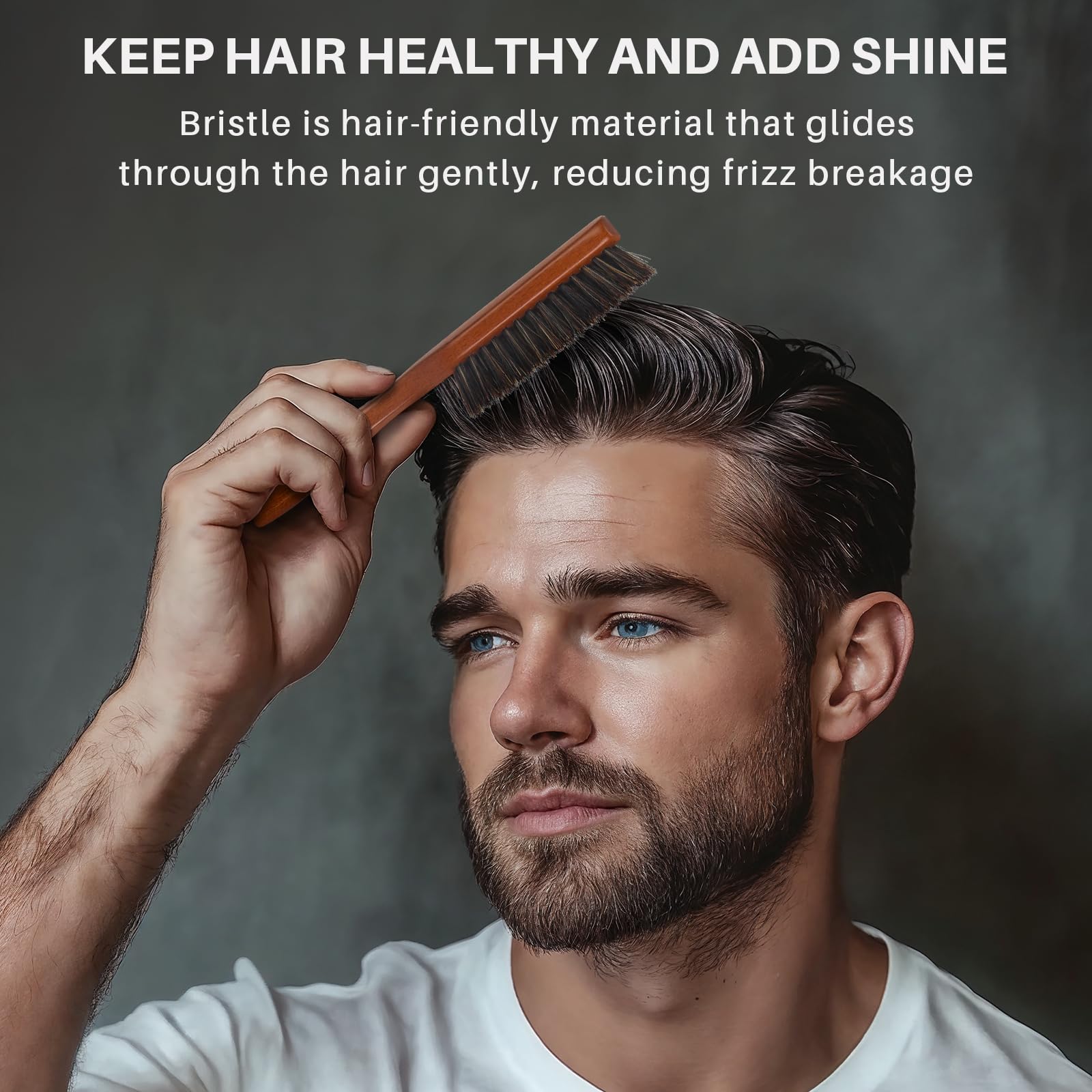 Ravego beard brush suitable for long beards and mustaches
