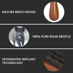 RAVEGO ergonomic-sapele-handle offers comfortable grip during grooming sessions