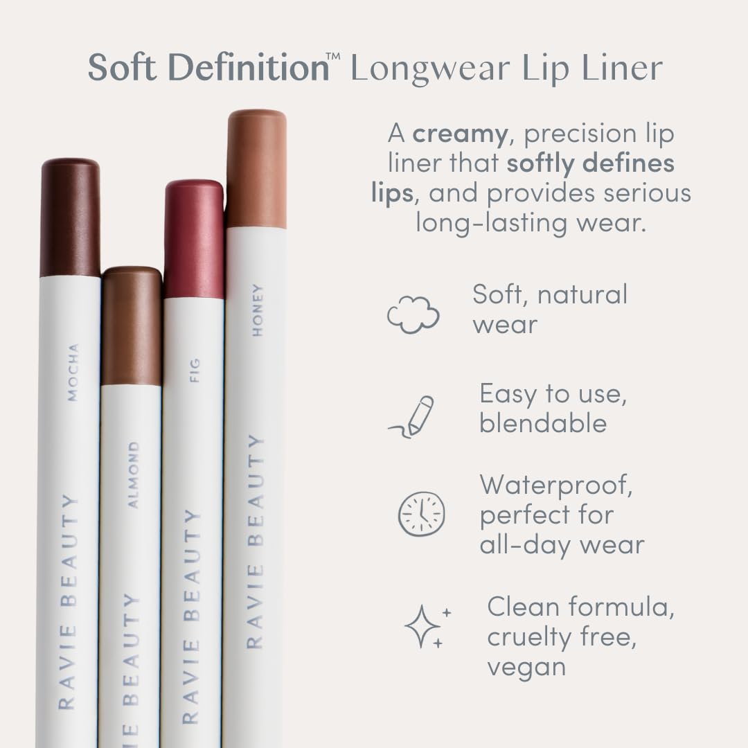 Lápiz delineador Ravie Beauty resistente a manchas en tono Fig