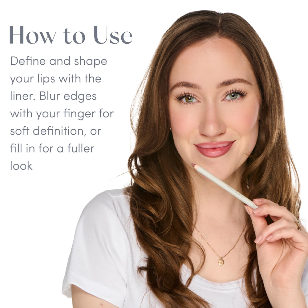 Ravie Beauty Lip Liner Fig waterproof finish resists smudging through daily activities.