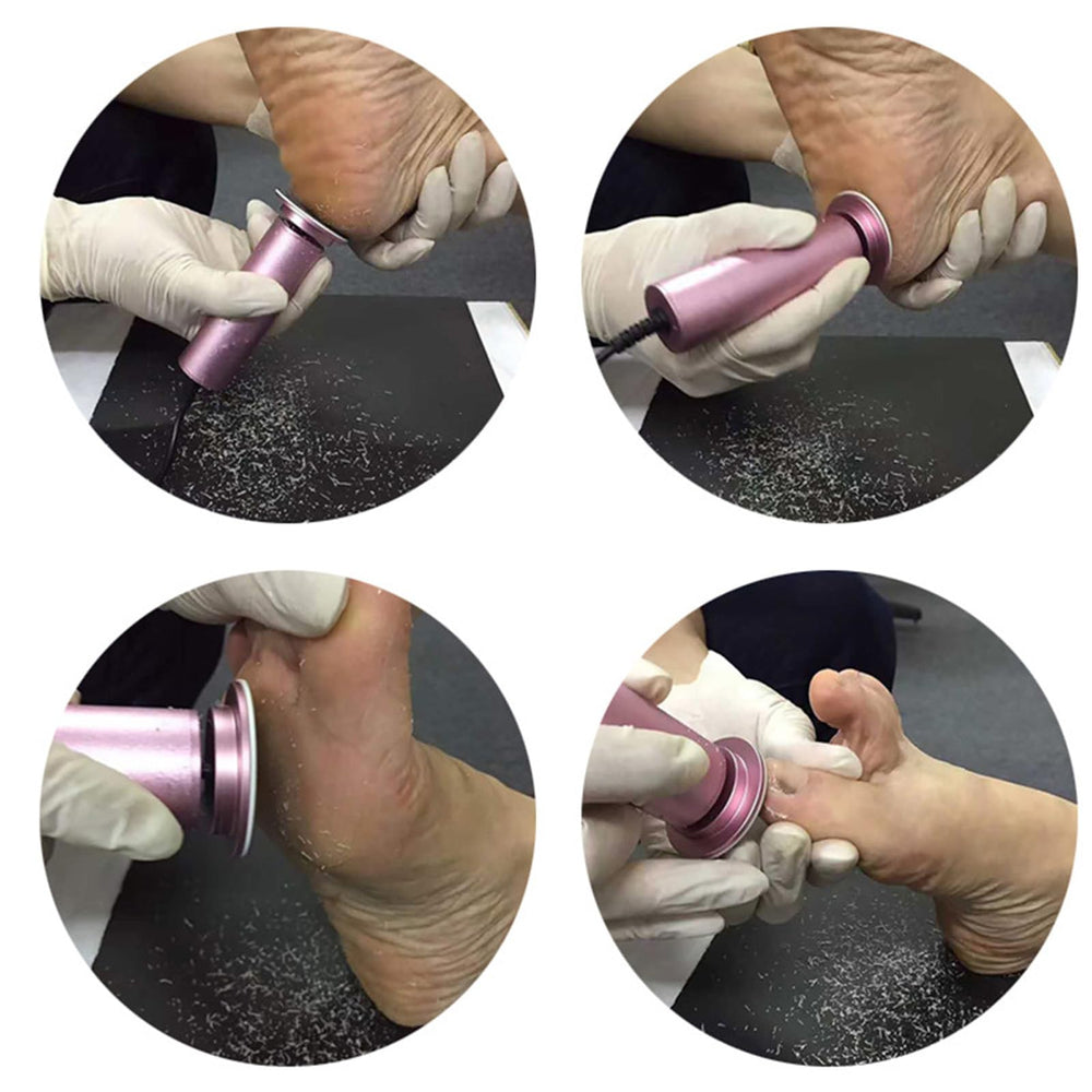 Ravifun foot file plug-in operation captures continuous power for steady results.