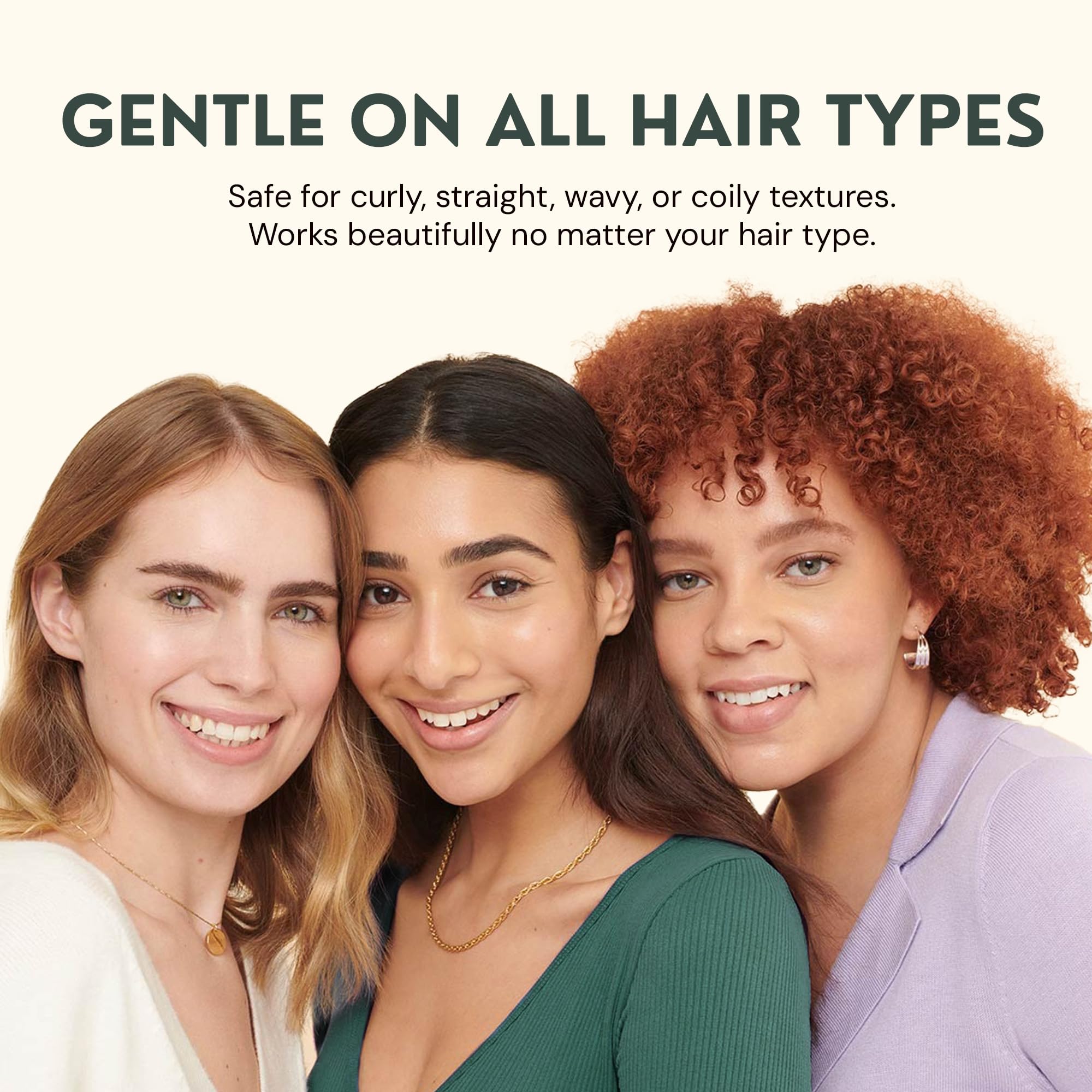 RAW ACTIVES Batana Oil on hair strands illustrating shine and moisture.