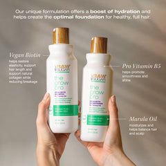 RAW SUGAR Grow Pro bundle packaging showcases clean, cruelty-free formula.