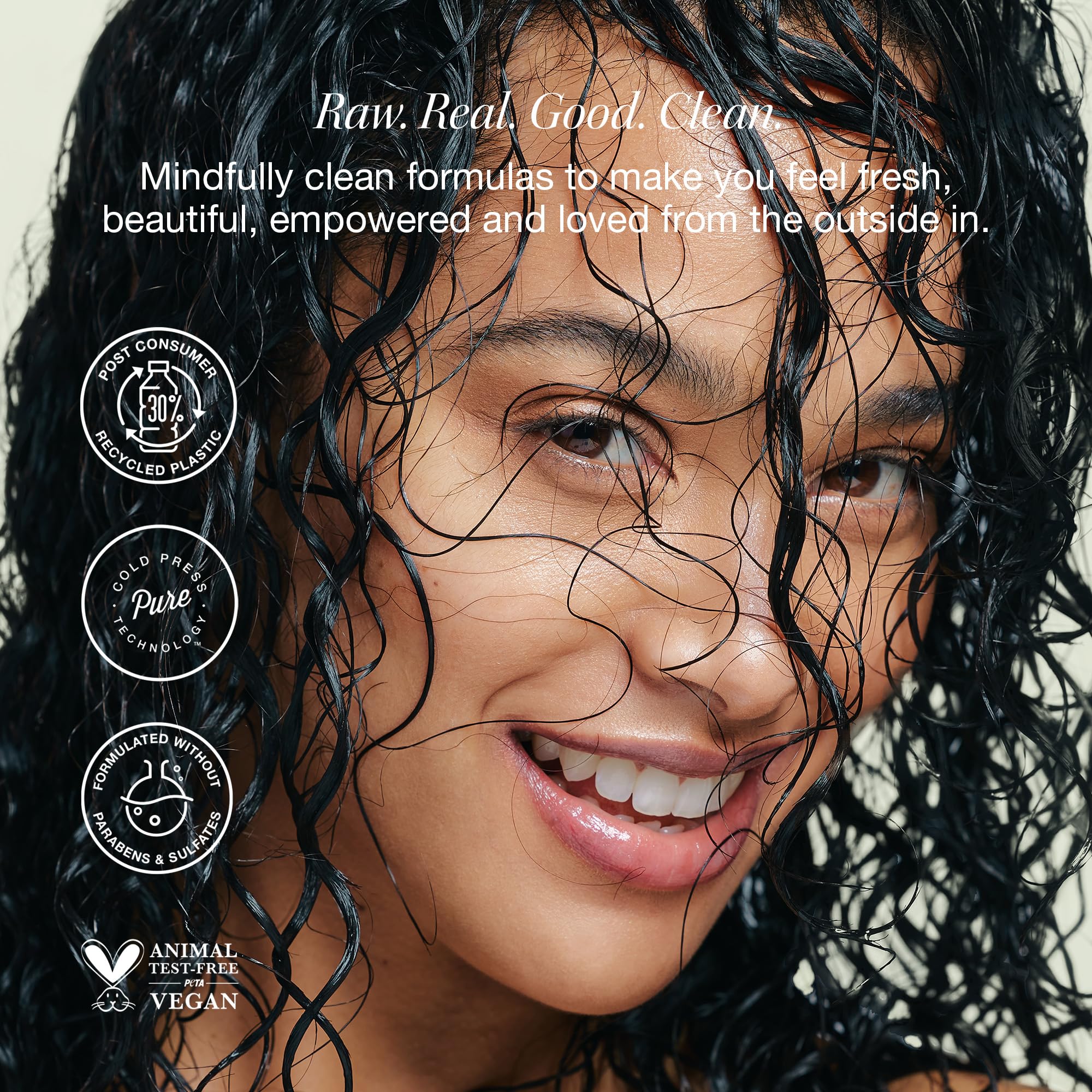 Raw Sugar Hair Masque banana for natural shine