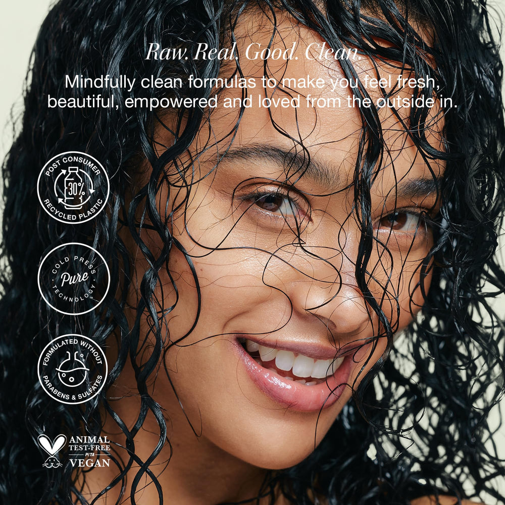 Raw Sugar Hair Masque banana for natural shine