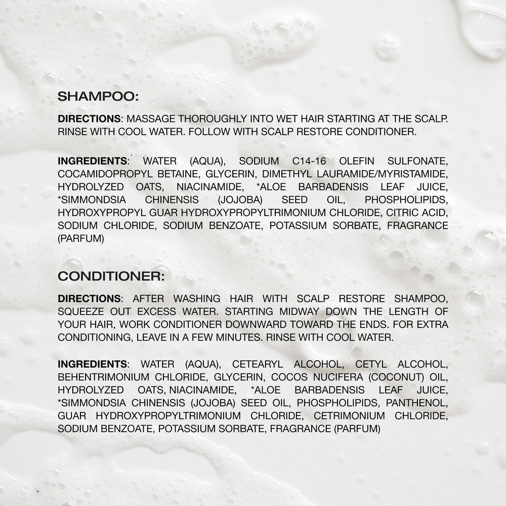 RAW SUGAR ingredients panel close-up showing jojoba aloe and niacinamide for hydration