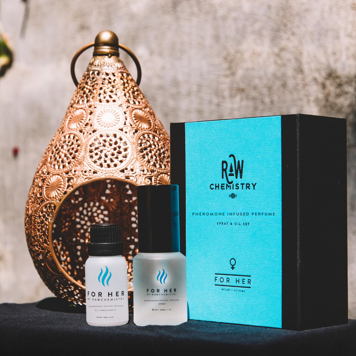 RawChemistry For Her scent profile blends floral and warm notes for evening wear