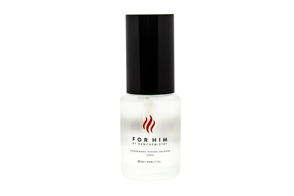 RawChemistry For Him ingredients reveal pheromones and oils for a bold scent profile.