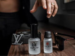 RawChemistry for Him Set bottle-front demonstrates bold masculine scent in a premium oil-based formula.