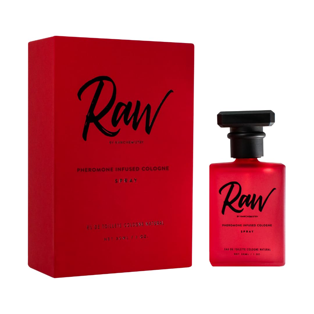 RawChemistry Raw Pheromone Cologne outer packaging communicates luxury.