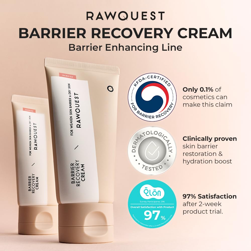 RAWQUEST ceramide and hyaluronic acid ingredients deliver barrier support