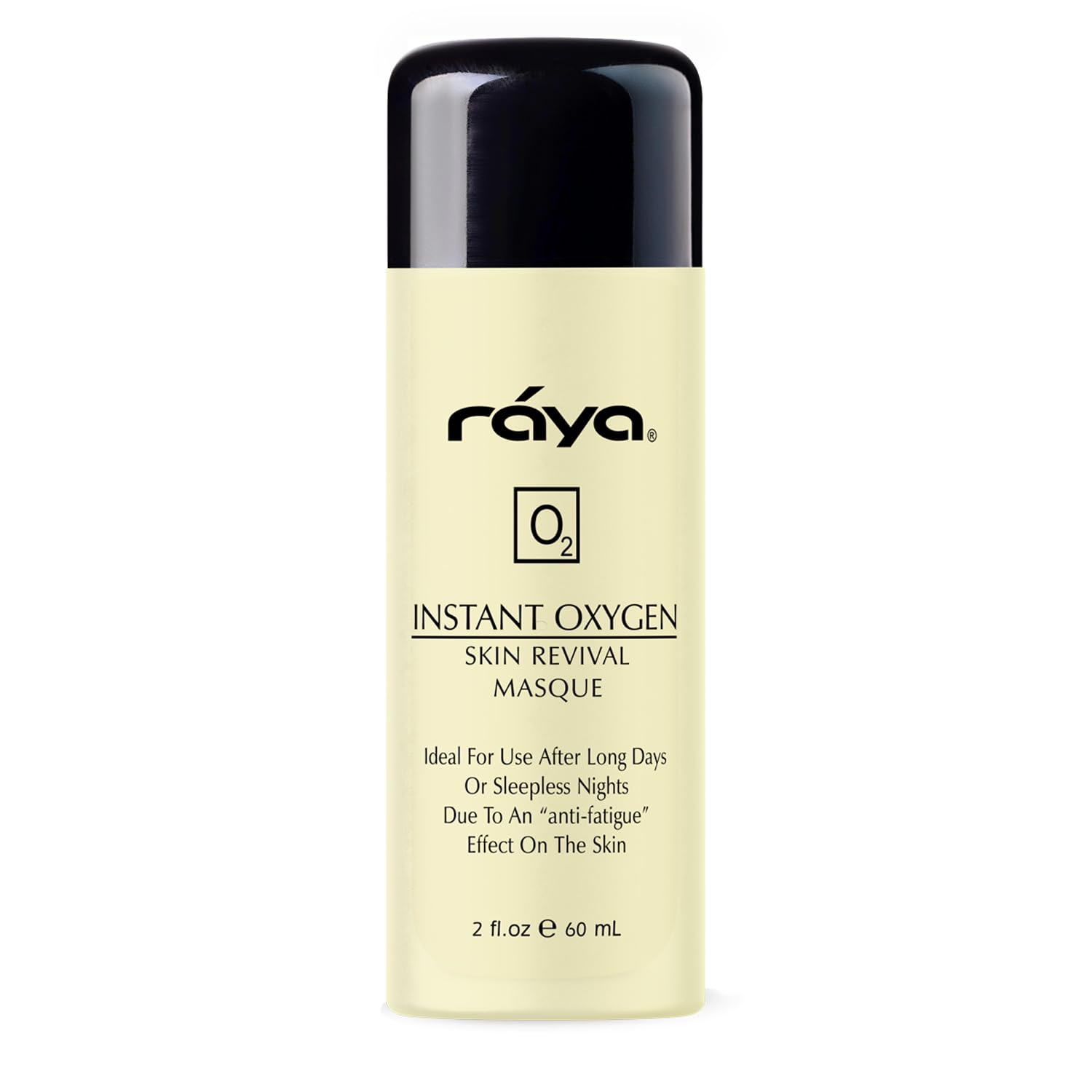 Raya Instant Oxygen Skin Revival Masque packaging signals premium, ethical skincare for glow