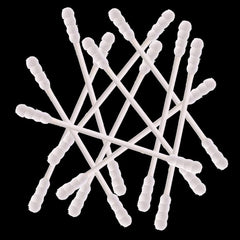 Rayhee cotton swabs double spiral head packaging for easy restocking.