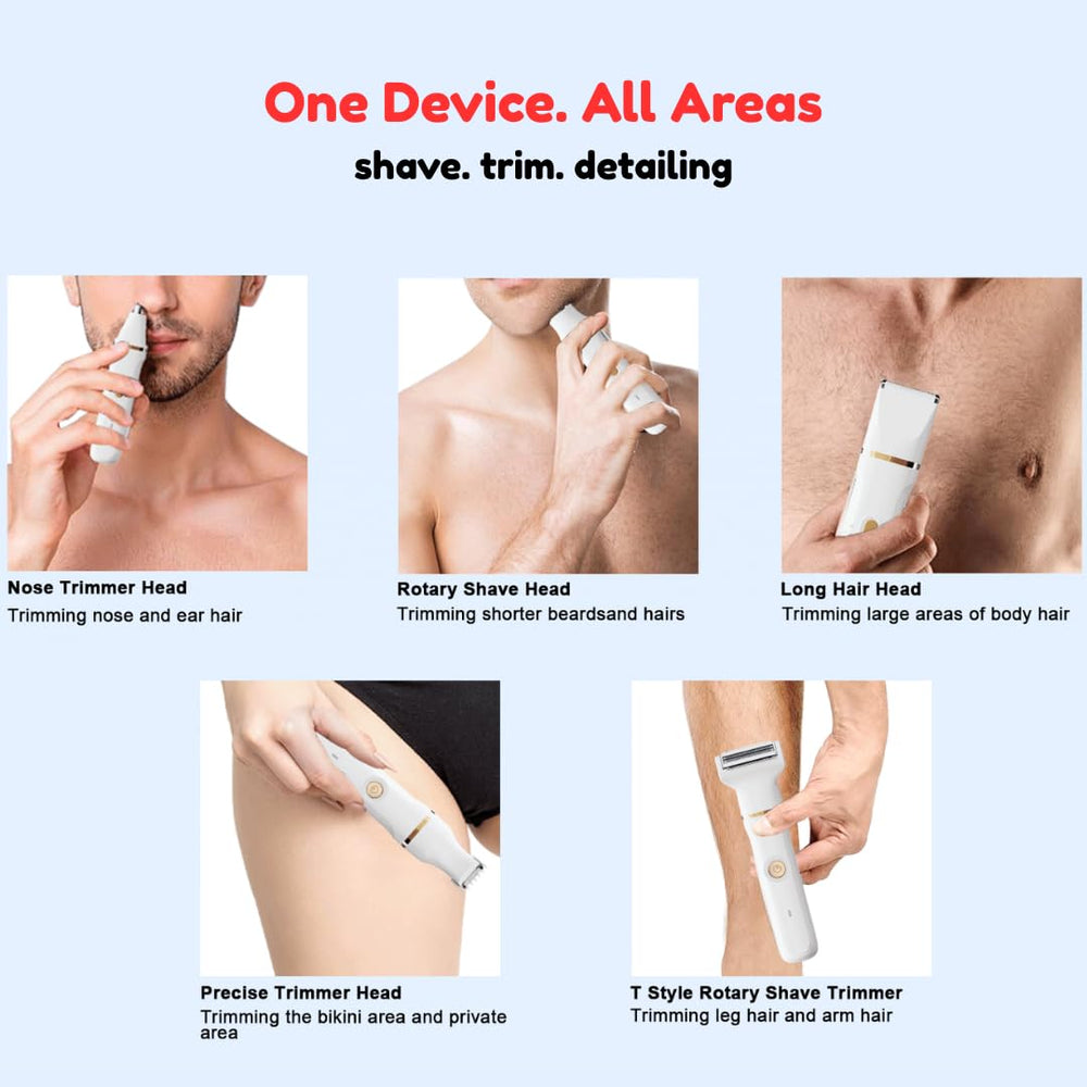 RaysDanc cordless-trimmer in-use for travel-ready grooming without outlet dependence