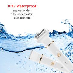RaysDanc hypoallergenic ceramic blades provide gentle touch on sensitive skin