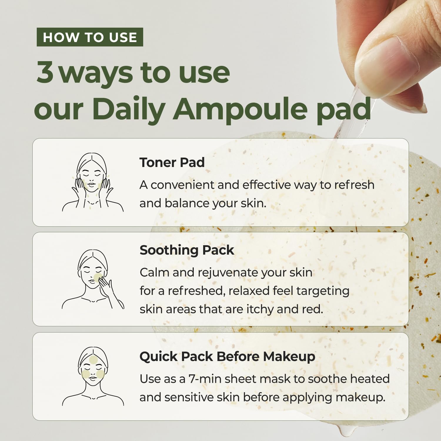Rbfy Daily Ampoule Pad 100-pads box—value-packed skincare for the whole family.