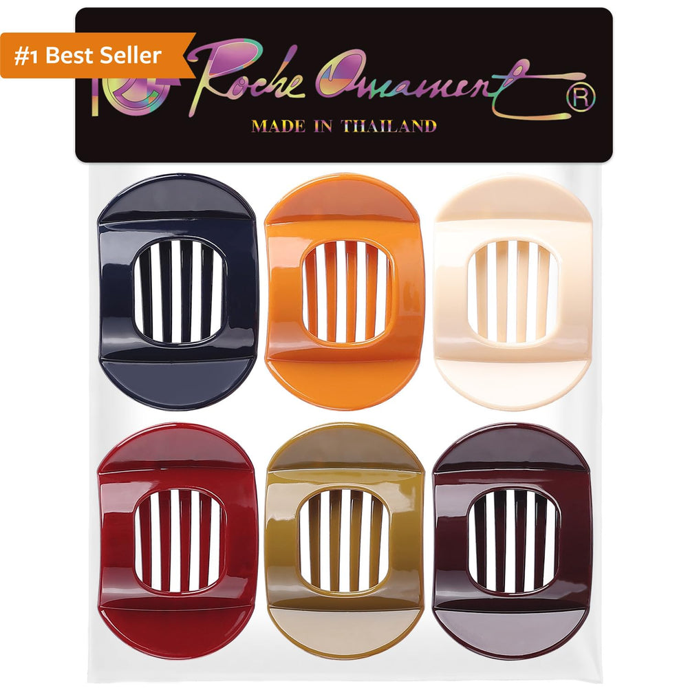 RC ROCHE flat claw clip all hair types tested for strong grip and easy updos