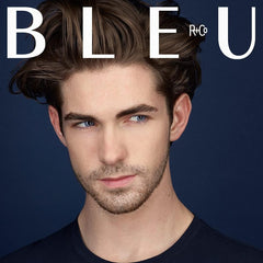 R+Co BLEU Elastic Pomade application close-up shows pliable hold