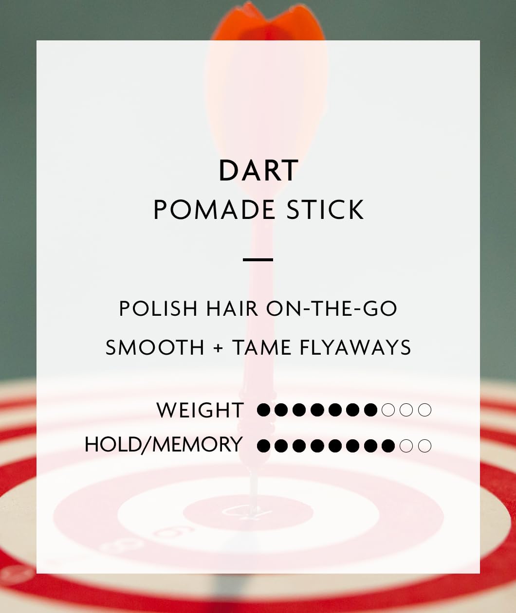 R+Co Dart Hair Wax Stick on damp hair for texture