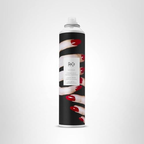 R+Co VICIOUS during application enables controlled spray for day-to-night styling.