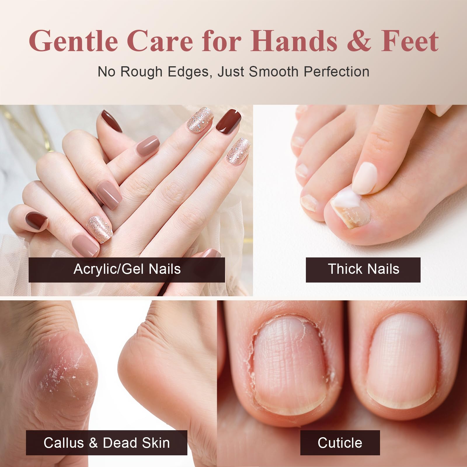 Rcoeuph quiet operation supports relaxed sessions without fatigue during long manicures