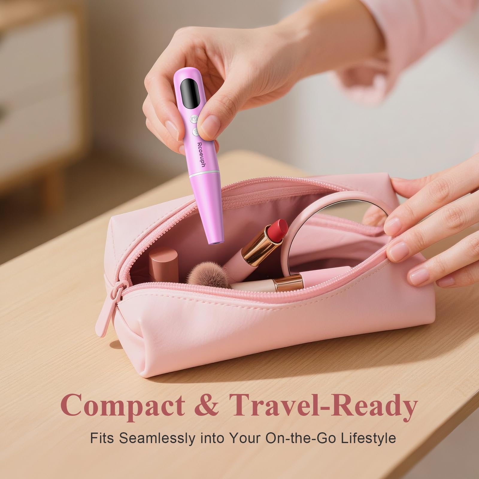 Rcoeuph includes 6 bits and 26 sanding accessories for versatile nail prep.