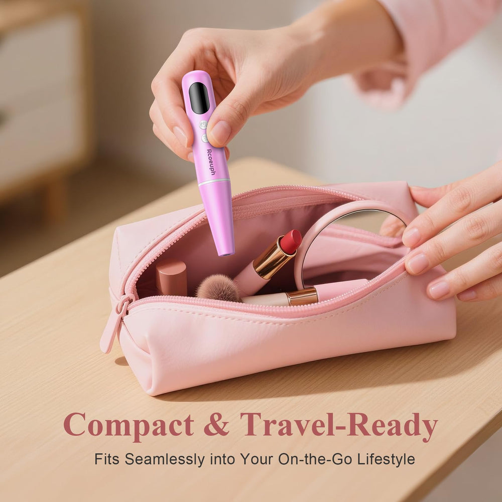 Rcoeuph includes 6 bits and 26 sanding accessories for versatile nail prep.