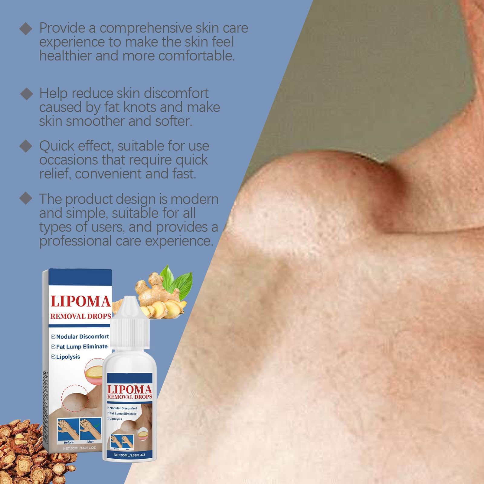 RCSCBC Natural herbal extracts emphasize gentle care for sensitive skin