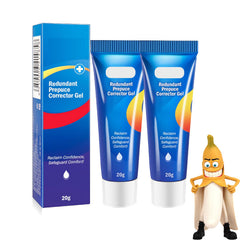 RCSCBC redundant-prepuce-corrector-gel application shows gentle foreskin correction for comfort.