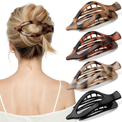 RDUQM large flat clip amber side view for secure workout hold