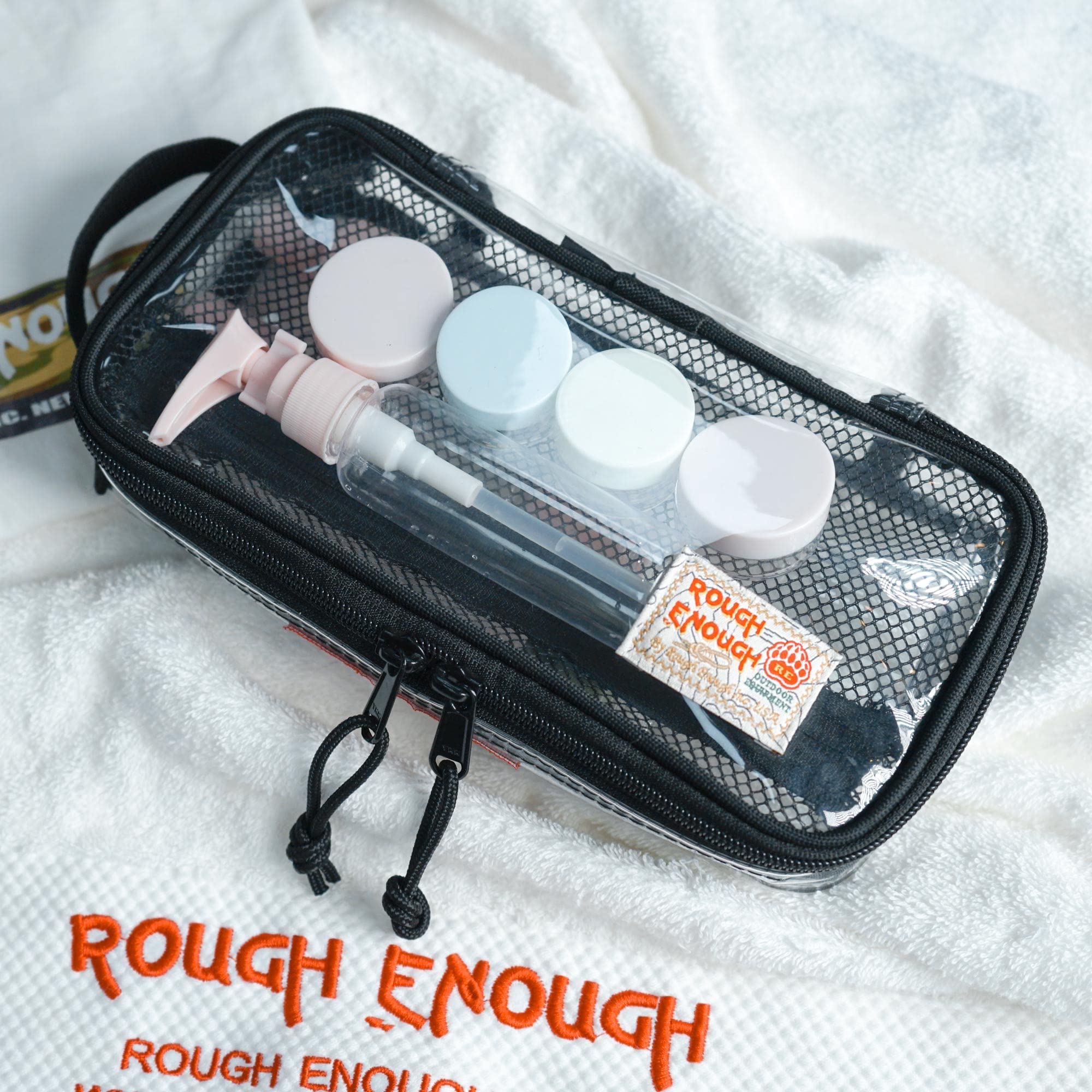 RE ROUGH ENOUGH compact 9x4x1.7-inch size fits in carry-ons.