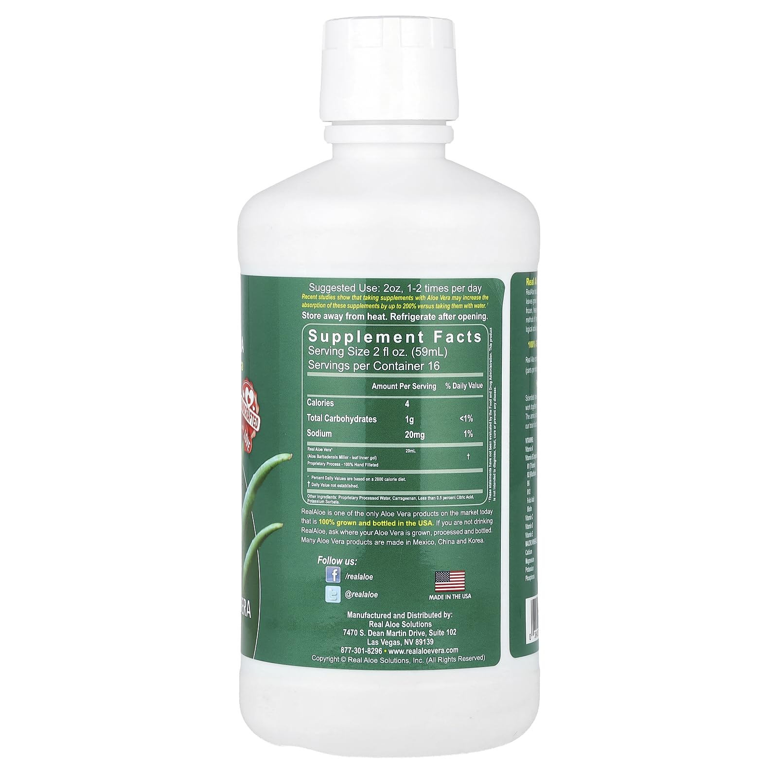 Real Aloe gel bottle pour captures smooth texture suitable for topical soothing.