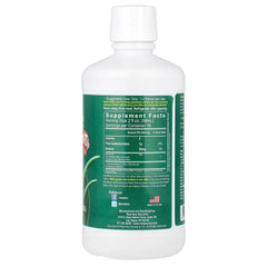 Real Aloe gel bottle pour captures smooth texture suitable for topical soothing.