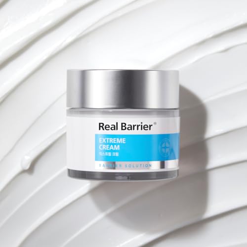 Real Barrier Extreme Cream bottle emphasizes formula for daily moisture and barrier care