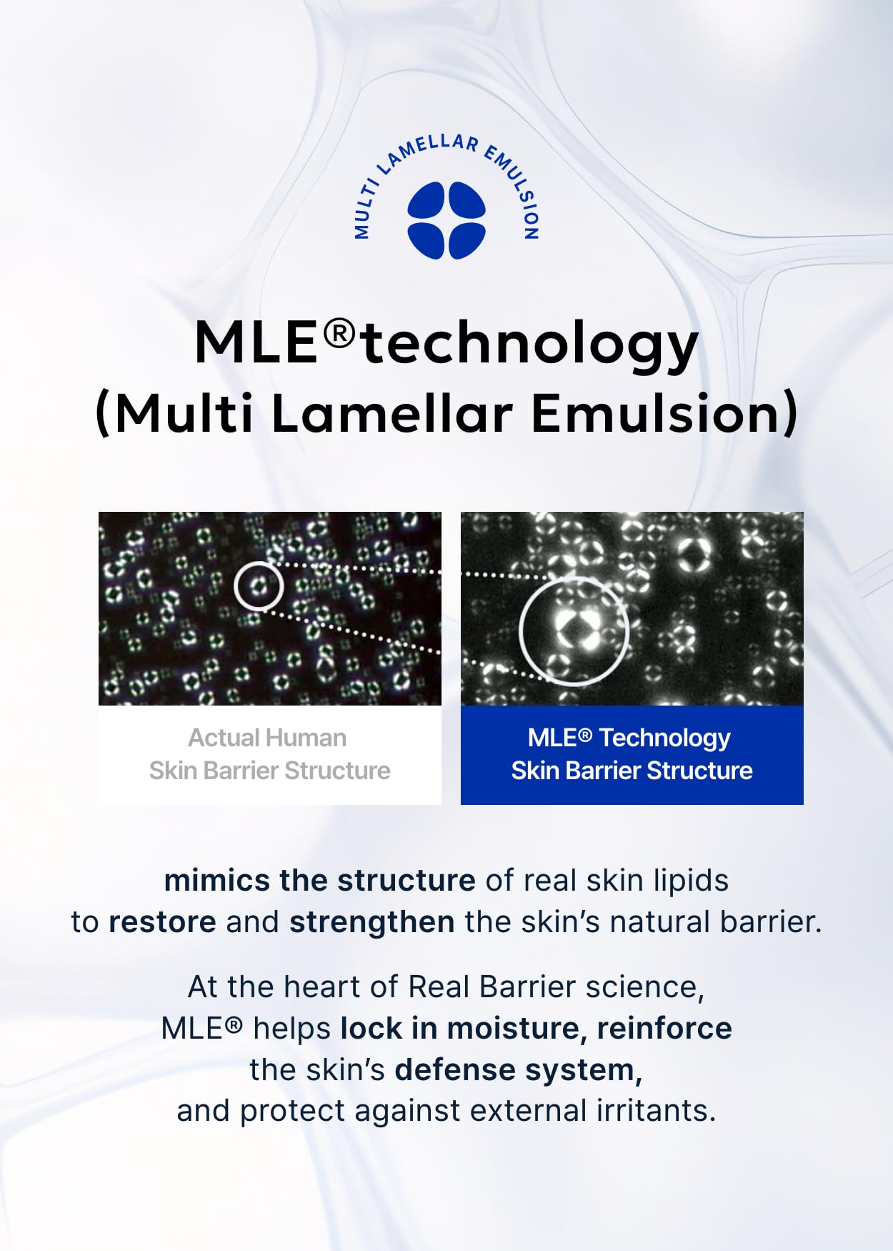 Real Barrier Extreme Cream core ingredients feature ceramides support for stronger skin barrier