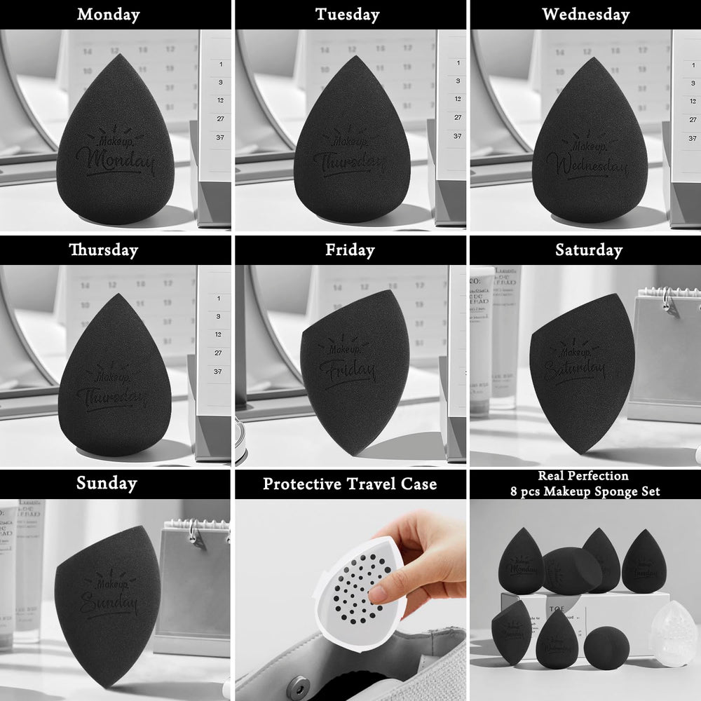 Real Perfection sponge close-up shows soft latex-free texture delivering smooth application.