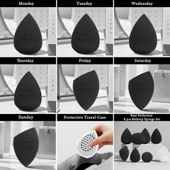 Real Perfection sponge close-up shows soft latex-free texture delivering smooth application.