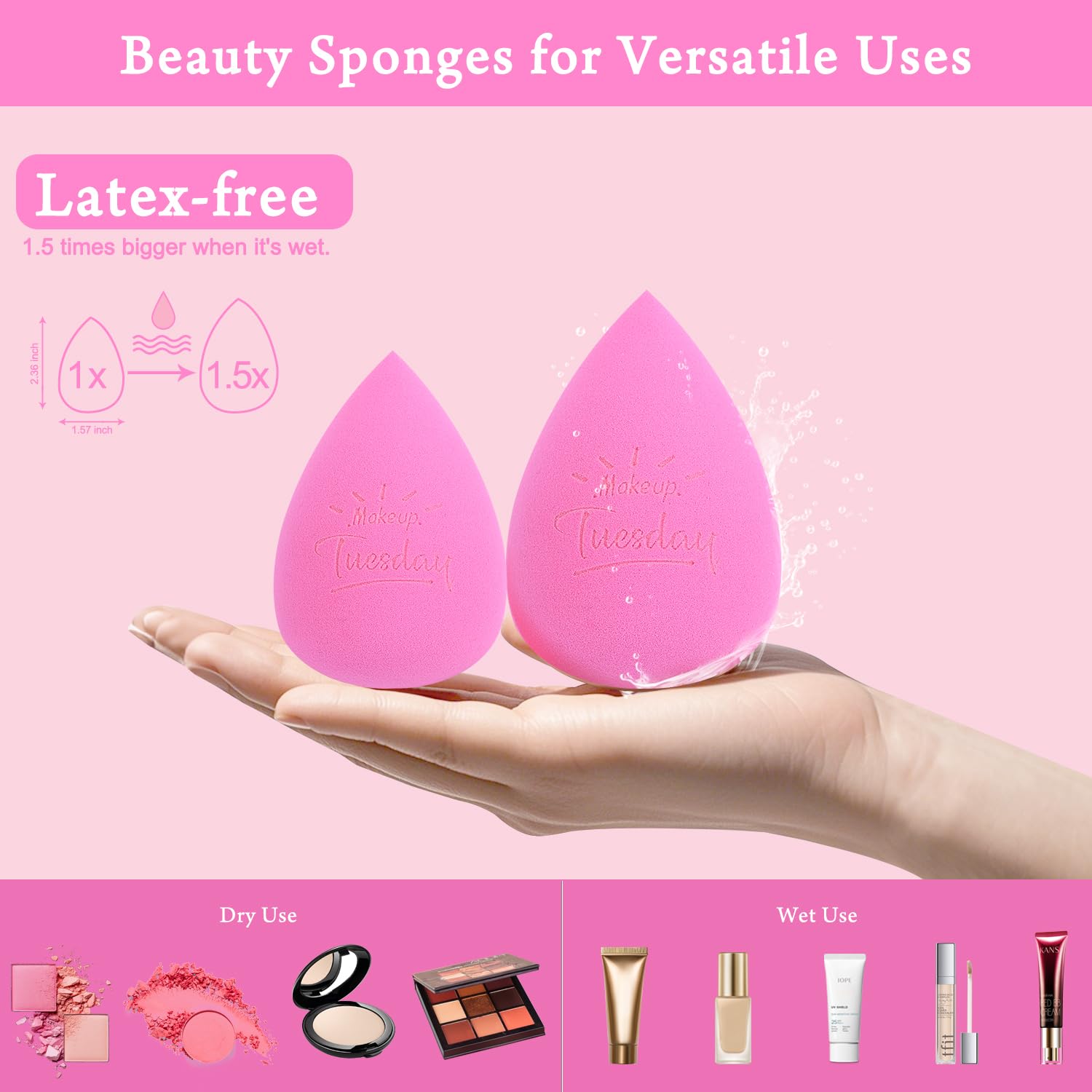 Real Perfection weekday-printed sponges help organize your weekly routine.