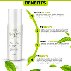 Real Purity Roll-On packaging image emphasizing USA-made premium body care.